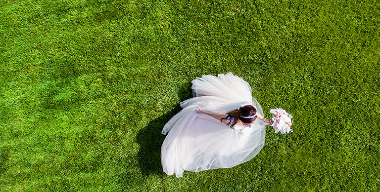 Dron en la boda